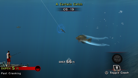 Rapala Pro Bass Fishing 2010 screenshot 3 for PSP